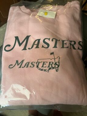Masters Logo Pink Crewneck Sweatshirt